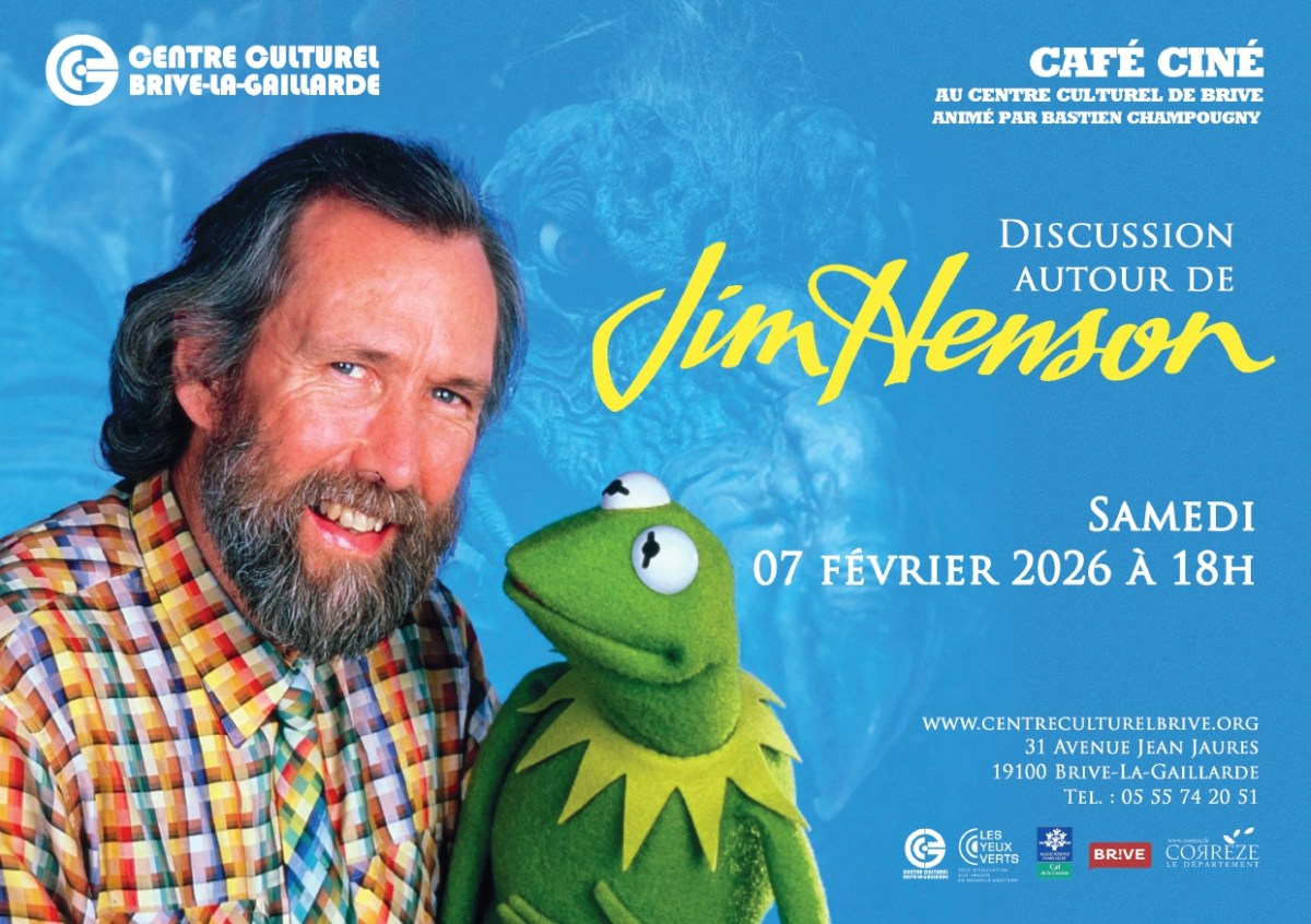 Annonce de date – Samedi 07 février – Le cinéma de Jim Henson –&nbsp;Brive